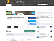 Tablet Screenshot of philippines-expats.com